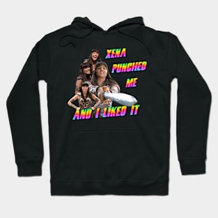 Xena Punched Me And I Liked It Hoodie